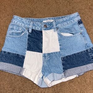 PacSun Patchwork Mom Shorts